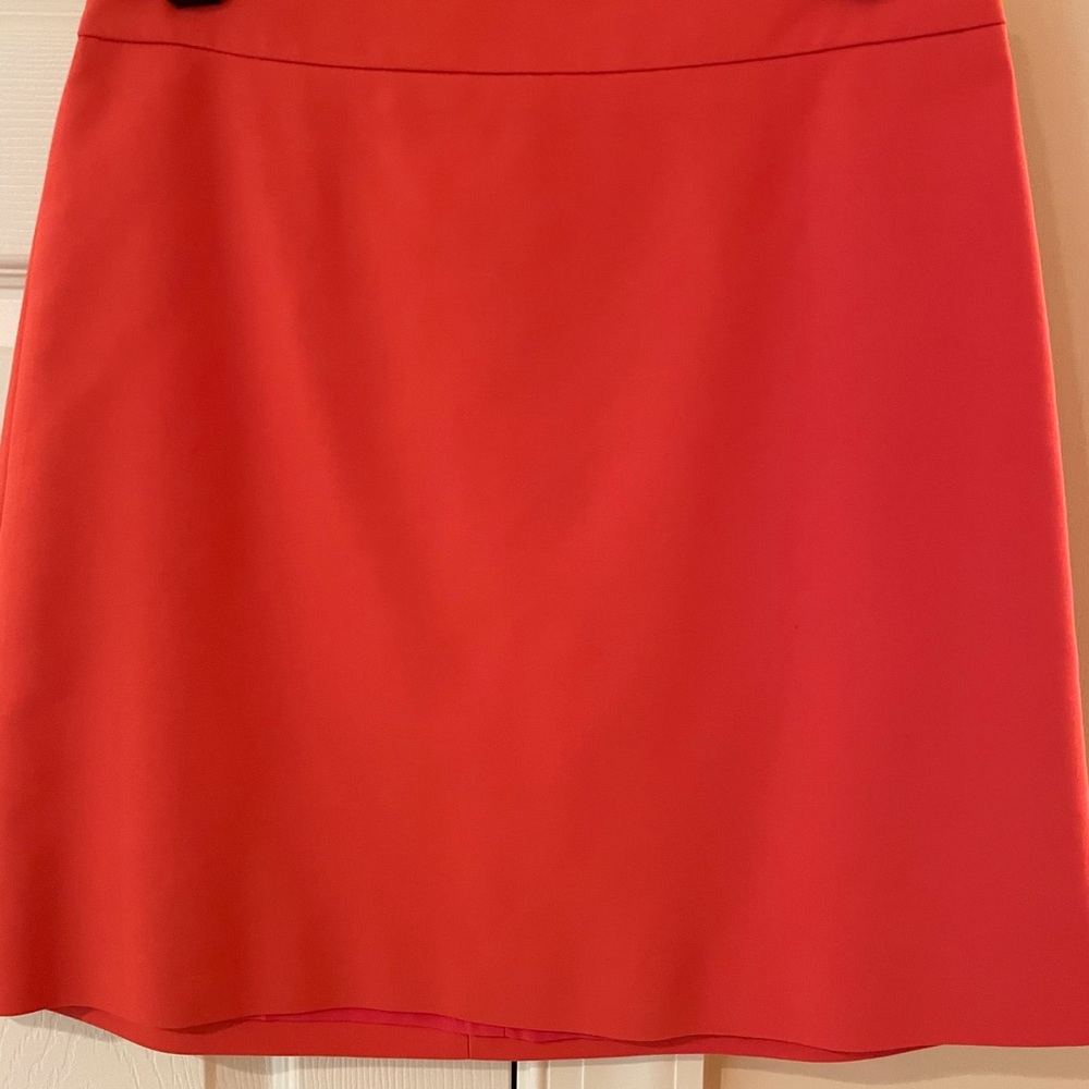 Ann Taylor Salmon Orange Skirt